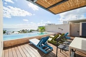 Sabor a Miel Duplex near beach with pool & gym